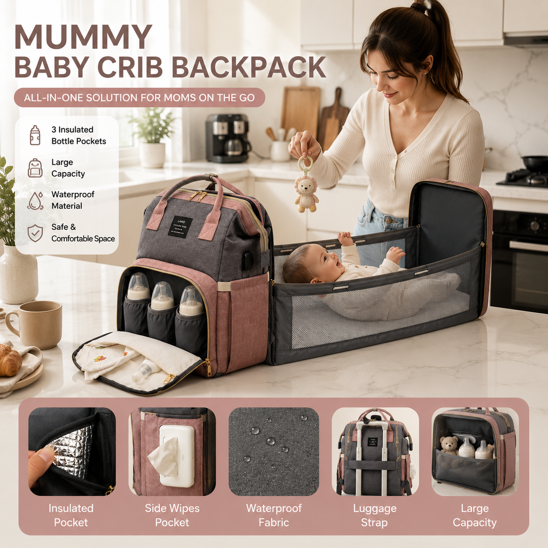 Baby Crib Backpack By Aivero